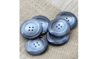 6 boutons / 30MM / Gris bleuté dégradé