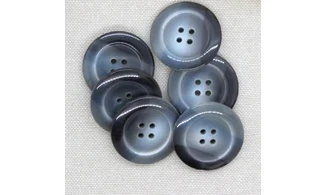 6 boutons / 28MM / Gris bleuté dégradé