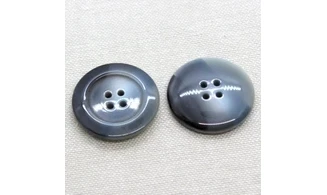 6 boutons / 28MM / Gris bleuté dégradé