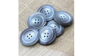 6 boutons / 28MM / Gris bleuté dégradé