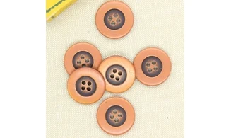 6 boutons / 23MM / Rose