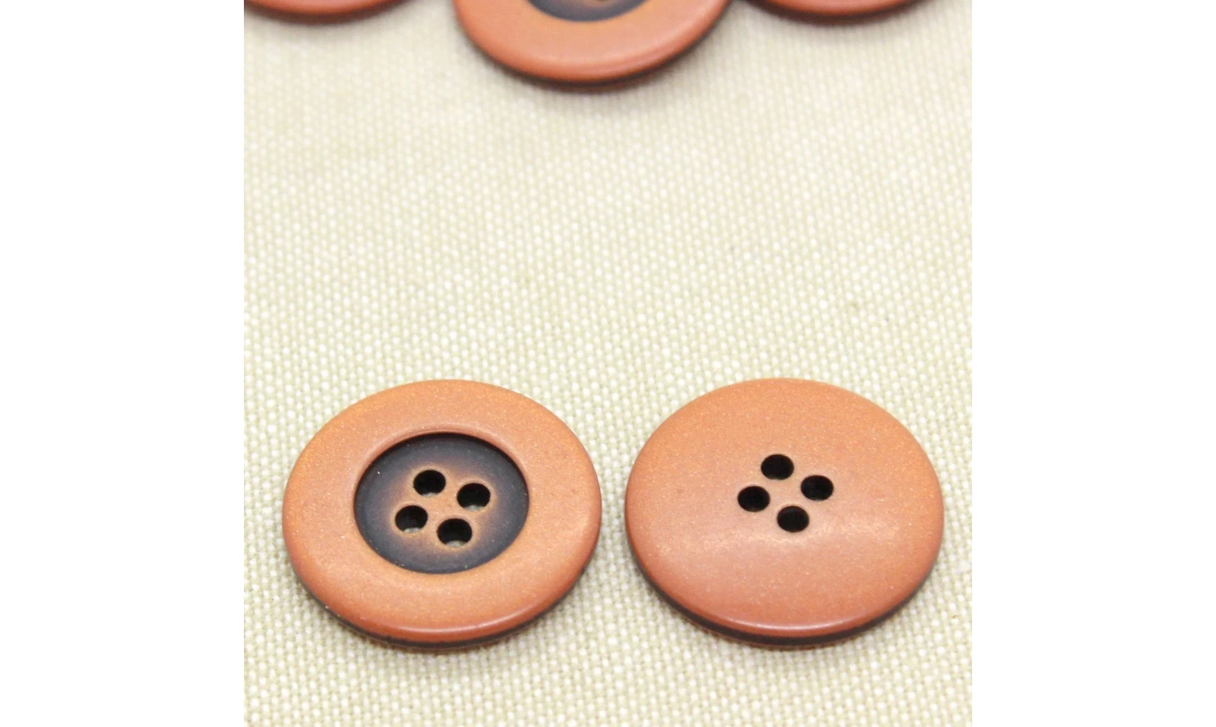 6 boutons / 23MM / Rose