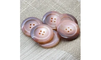 6 boutons / 30MM / Rose Corail dégradé