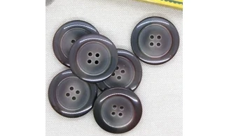 6 boutons / 30MM / Marron dégradé