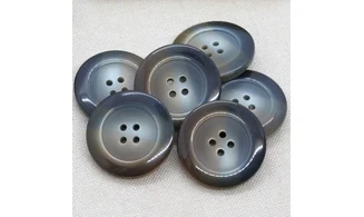 6 boutons / 30MM / Marron Gris dégradé