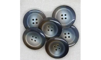 6 boutons / 30MM / Marron Gris dégradé