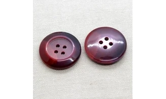 6 boutons / 30MM / Rouge dégradé