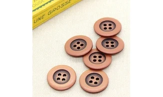 6 boutons / 20MM / Rose