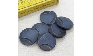 6 Boutons / 28MM / Bleu