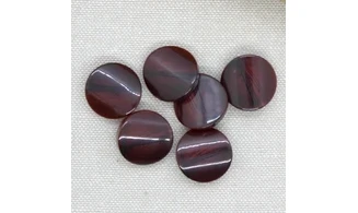 6 Boutons / 17MM / Rouge