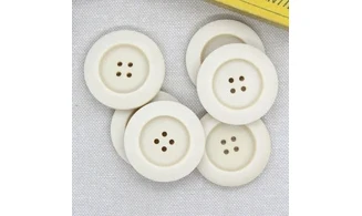 6 boutons / 34MM / Beige
