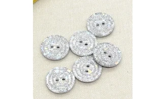 6 boutons / 20MM / Gris