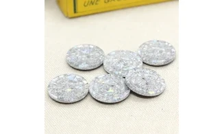 6 boutons / 20MM / Gris