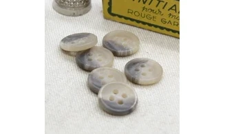 Boutons VINTAGE / 15MM / Brun