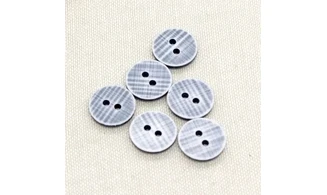 6 boutons / 15MM / Gris