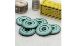6 boutons / 27MM / Vert