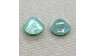 6 Boutons / 18MM / Triangle Vert