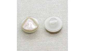 6 Boutons / 15MM / Triangle Beige