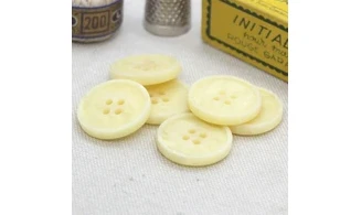 6 Boutons / 22MM / Ivoire