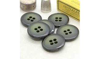 6 Boutons / 31MM / Vert