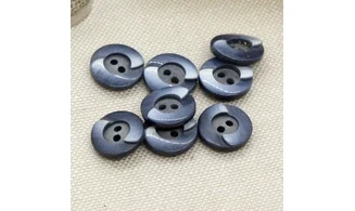 10 Boutons / 14MM / Bleu