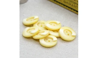 8 Boutons / 14MM / Jaune