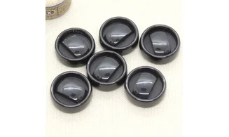 Boutons VINTAGE / 22,5MM / Noir