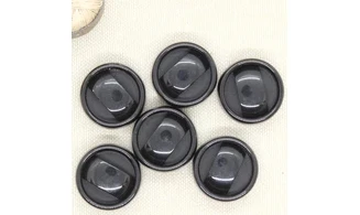 Boutons VINTAGE / 22,5MM / Noir