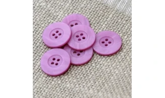 6 Boutons / 18MM / Rose Fushia