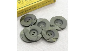 6 Boutons / 28MM / Vert kaki