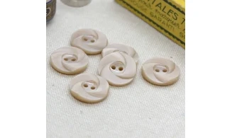 6 Boutons / 18MM / Brun