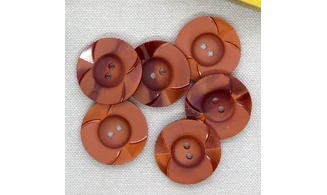 6 Boutons / 28MM / Rouge