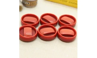Boutons VINTAGE / 27,5MM / Rouge