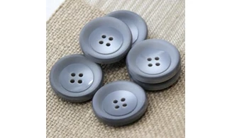 6 Boutons / 28MM / Gris