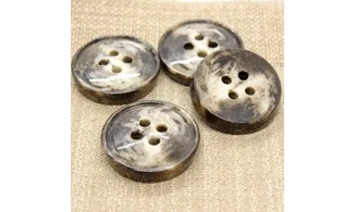 Boutons VINTAGE / 39MM / Brun