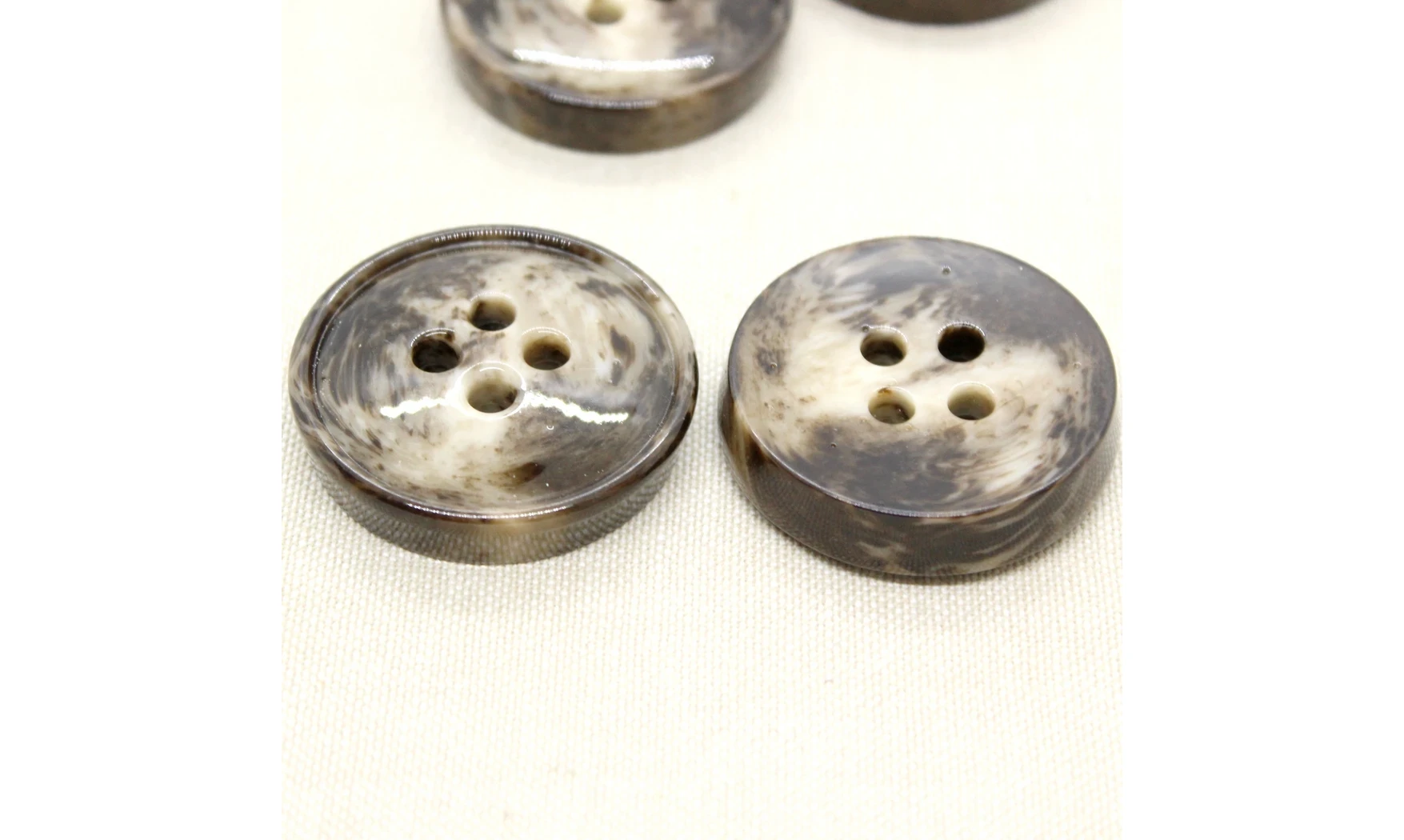 Boutons VINTAGE / 39MM / Brun