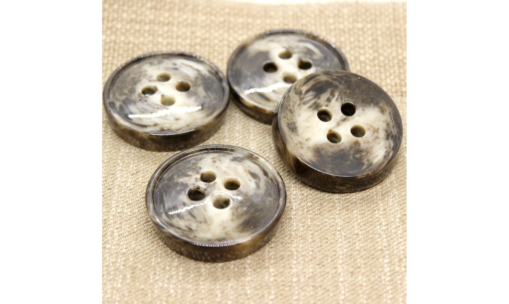 Boutons VINTAGE / 39MM / Brun
