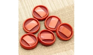 Boutons VINTAGE / 31,5MM / Rouge