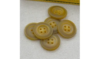 6 Boutons / 18MM / Vert Kaki
