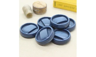 Boutons VINTAGE / 31,5MM / Bleu