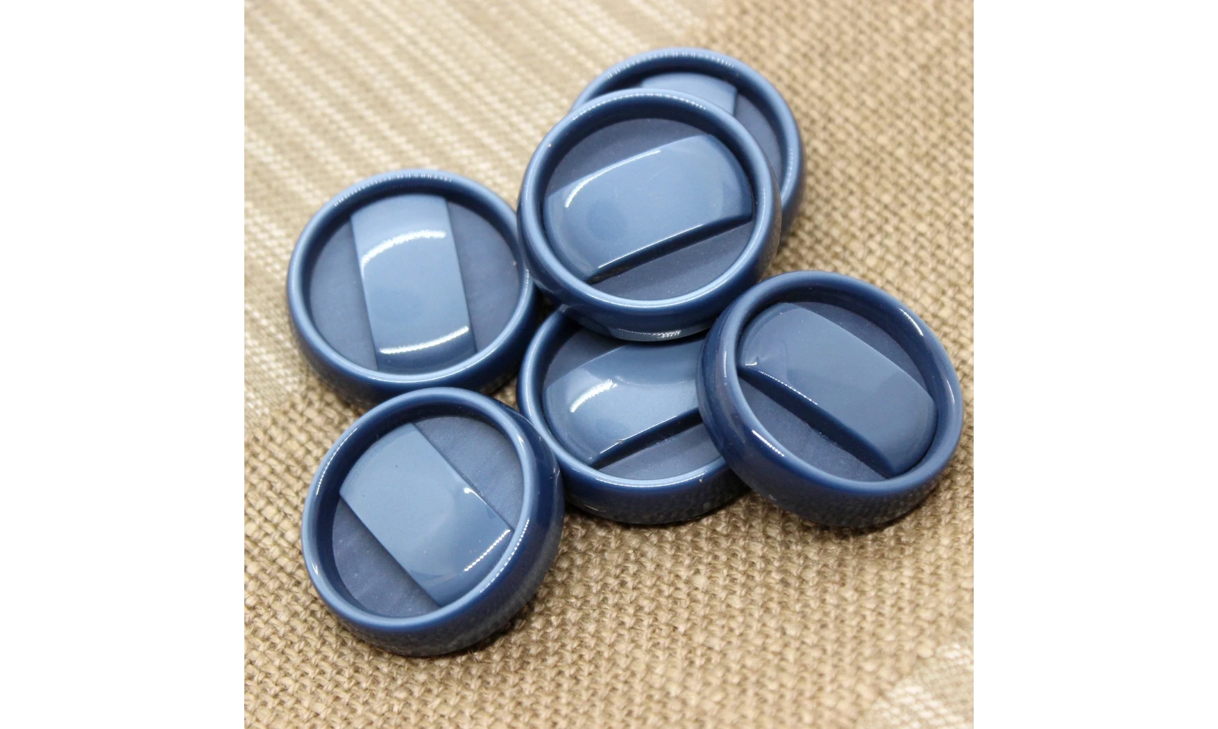 Boutons VINTAGE / 31,5MM / Bleu