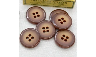 6 Boutons / 31MM / Marron