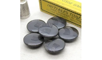 6 Boutons / 23MM / Noir