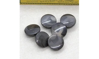 6 Boutons / 18MM / Noir
