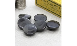 6 Boutons / 18MM / Noir