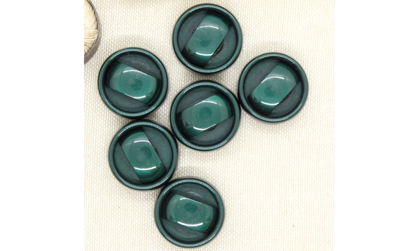 Boutons VINTAGE / 22,5MM / Vert