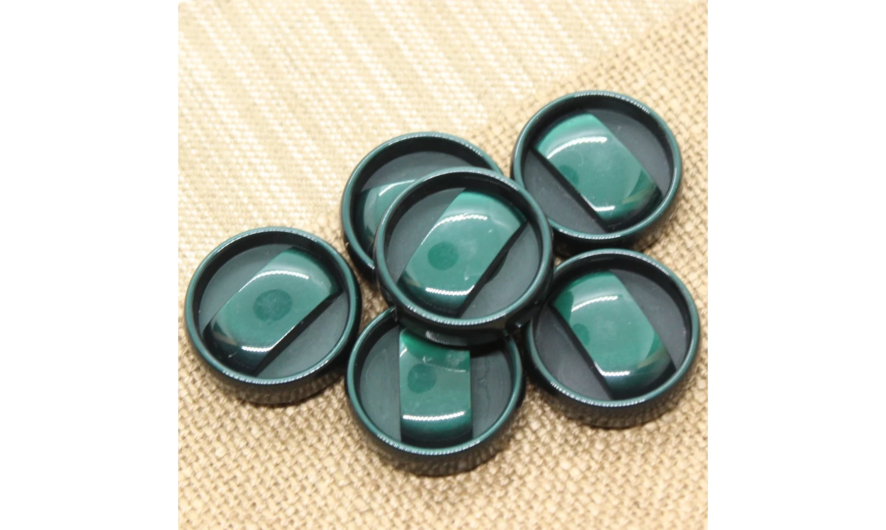 Boutons VINTAGE / 27,5MM / Vert