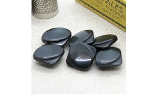 6 Boutons / 15 MM / Carré vert