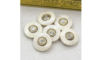 6 Boutons / 18MM / Brun