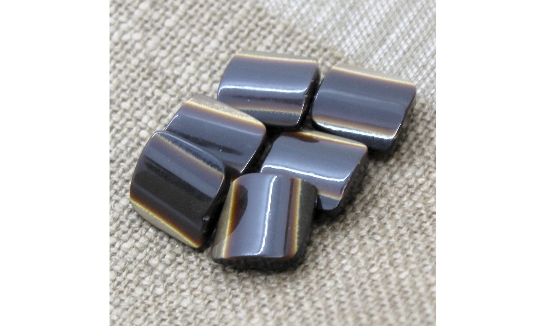 6 Boutons / 16MM / Marron